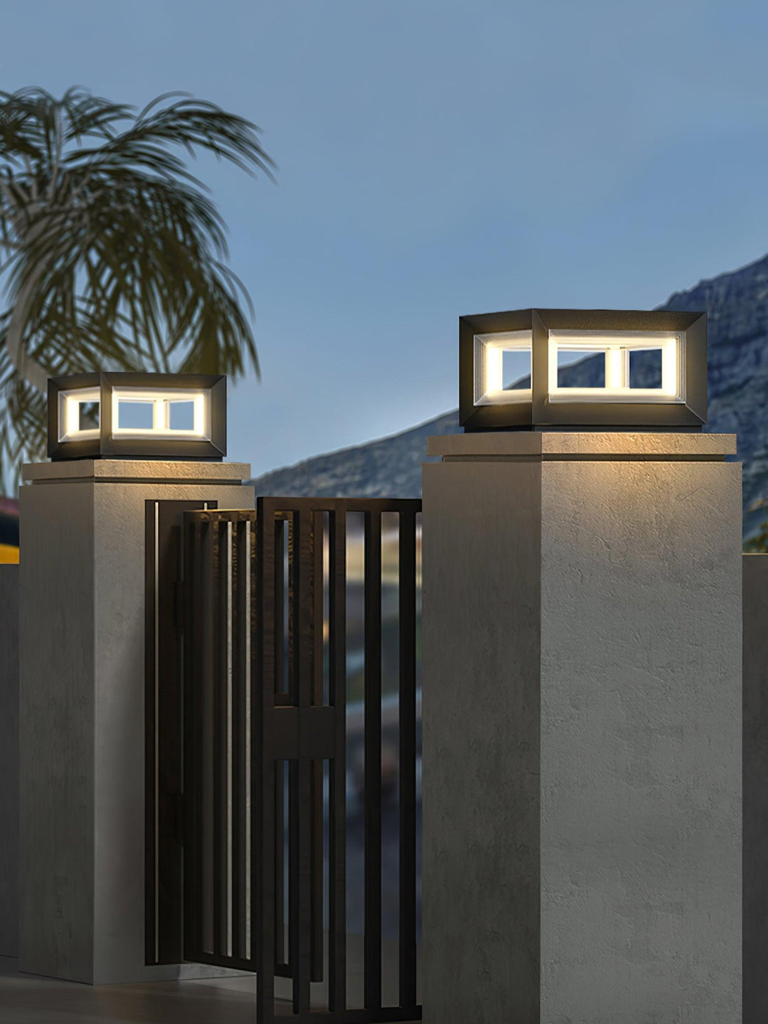 Light Cube Outdoor Post Light | Kalsten