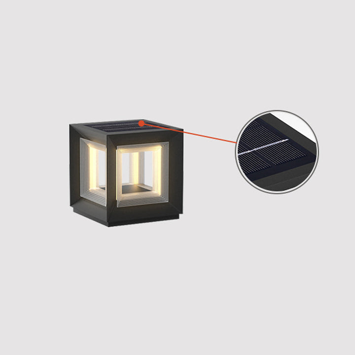 Light Cube Outdoor Post Light | Kalsten
