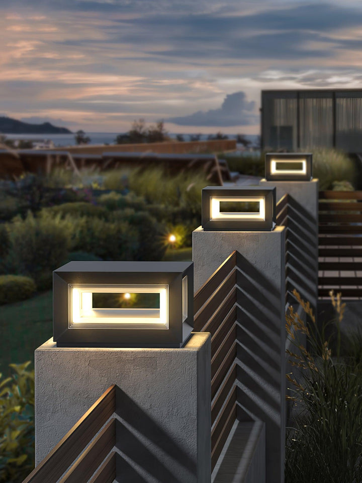 Light Cube Outdoor Post Light | Kalsten