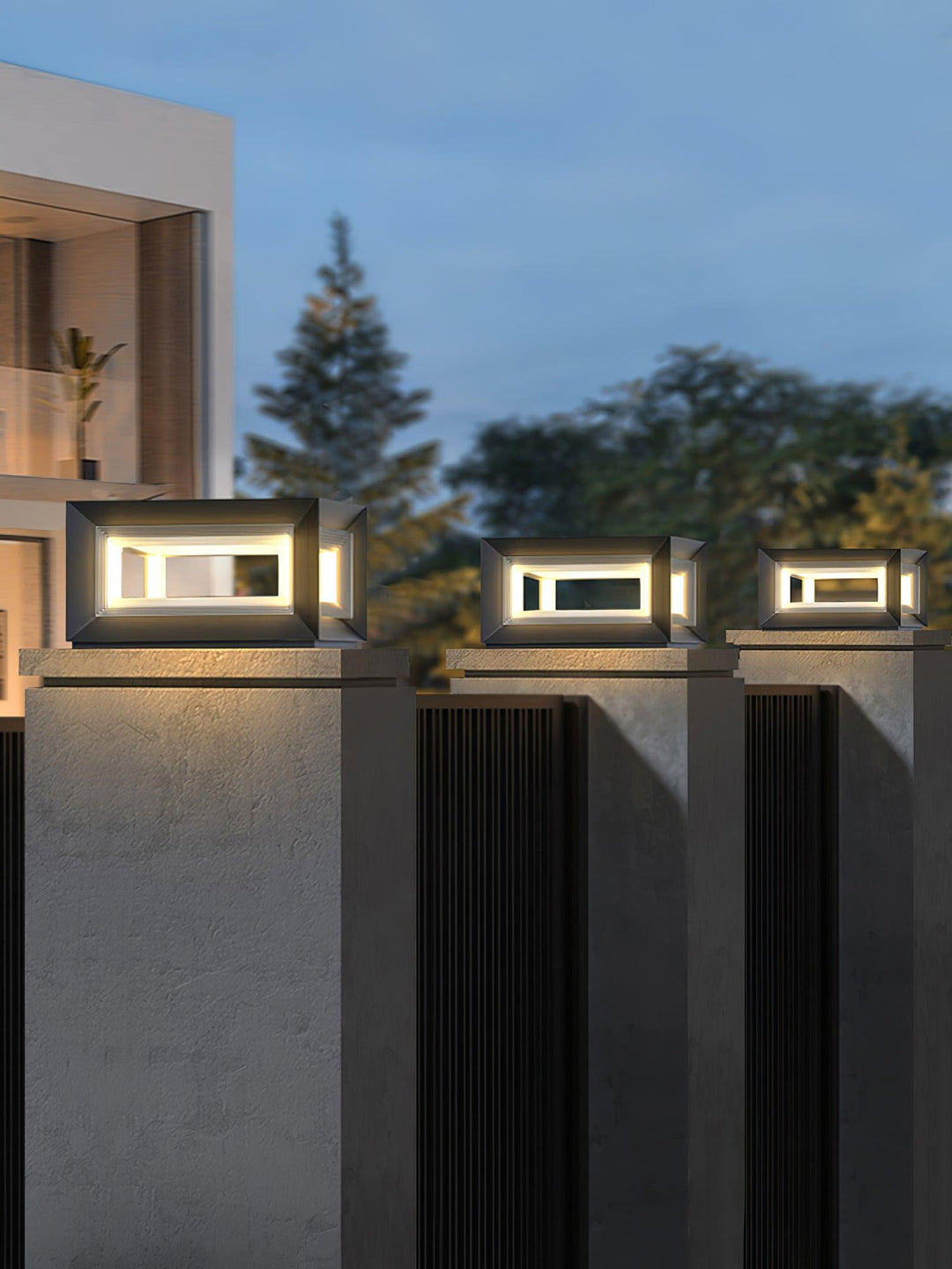 Light Cube Outdoor Post Light | Kalsten