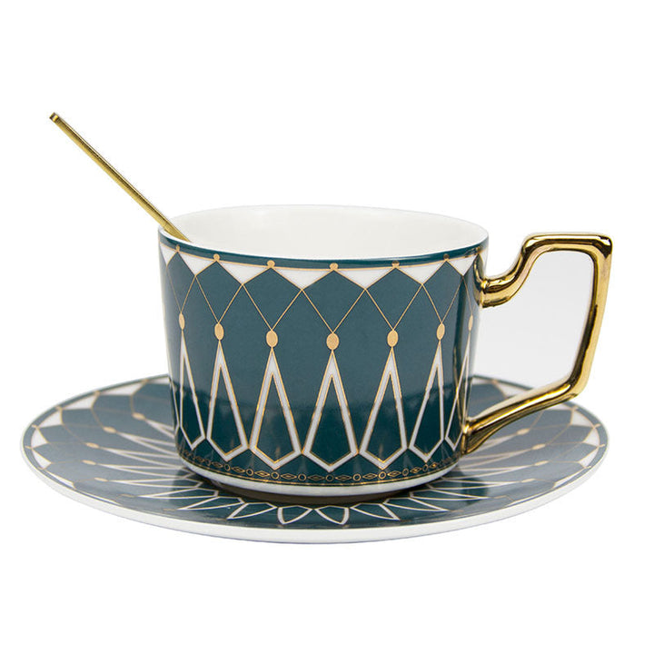 Kalsten | Square A Retro-Pattern Coffee Mug