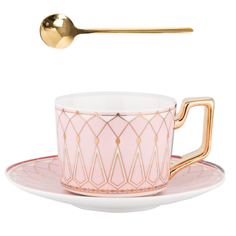 Kalsten | Square A Retro-Pattern Coffee Mug