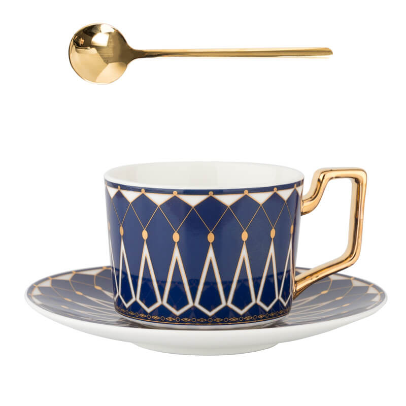 Kalsten | Square A Retro-Pattern Coffee Mug