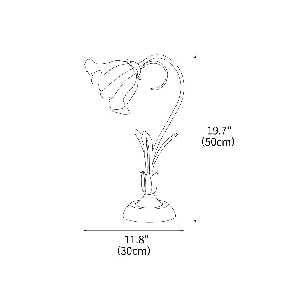 Lily of The Valley Table Lamp 11.8' | Kalsten