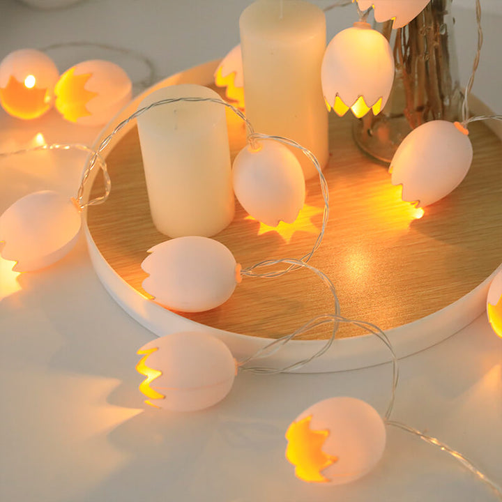 Linen Lantern String Lights | Kalsten
