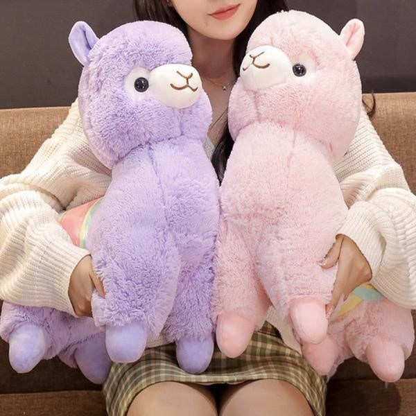 Llama Alpaca Plush Toy With Saddle | Kalsten