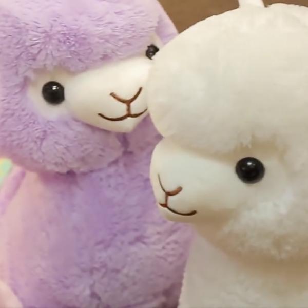 Llama Alpaca Plush Toy With Saddle | Kalsten