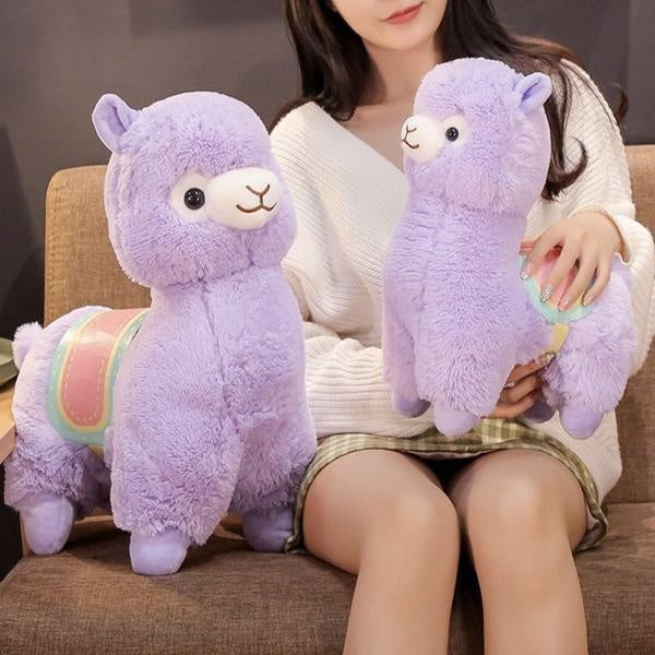 Llama Alpaca Plush Toy With Saddle | Kalsten