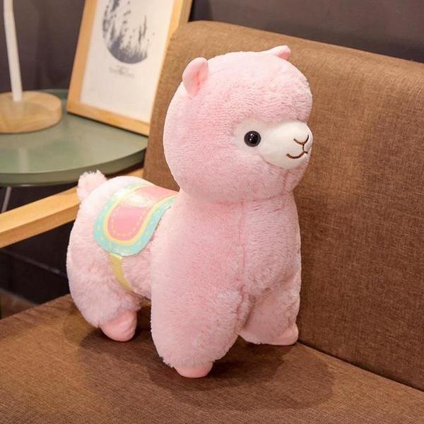 Llama Alpaca Plush Toy With Saddle | Kalsten