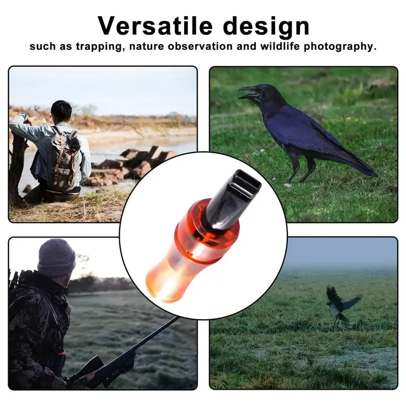 Kalsten | Crow Decoy Whistle for Hunting, Nature & Training – Realistic Sound from the Pocket