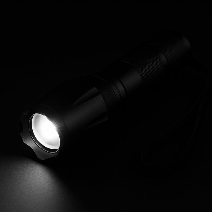 Taclight LED Zoom Flashlight (waterproof and shockproof) w/5 functions | Kalsten