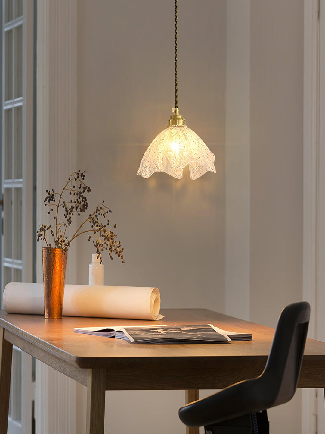 Lotus Crystal Small Pendant Light | Kalsten