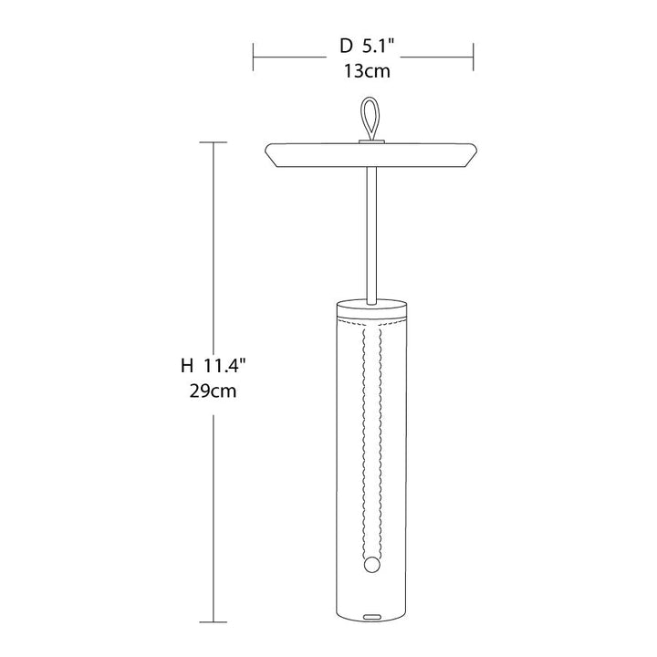 Luca Portable Table Lamp 5.1″ | Kalsten