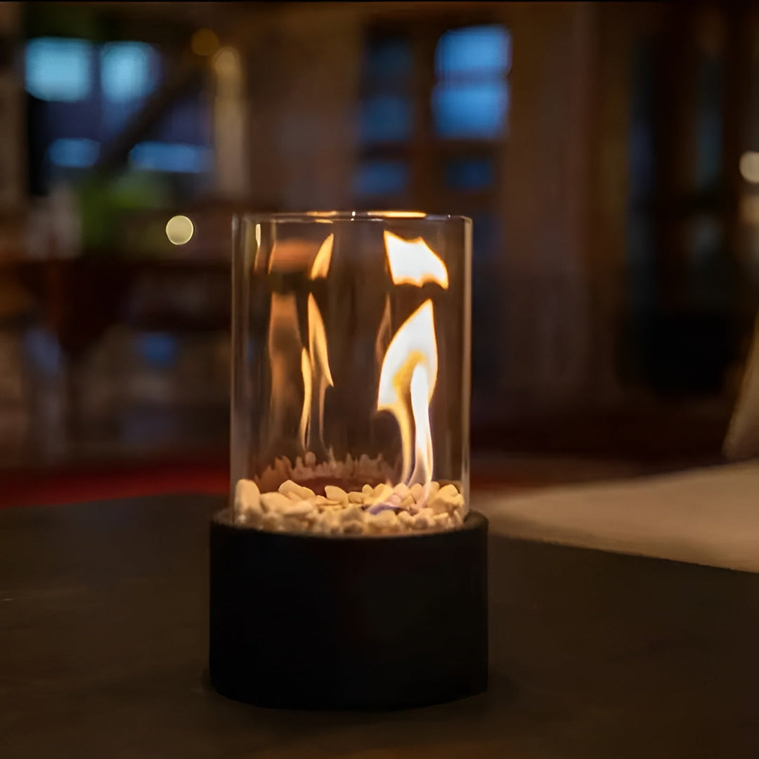 Kalsten | Lujolux Table Fireplace – Stylish Bio-Ethanol Fireplace for Coziness and Warmth