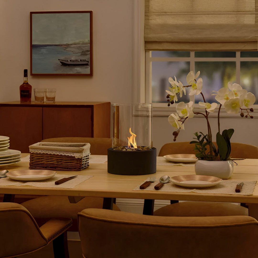 Kalsten | Lujolux Table Fireplace – Stylish Bio-Ethanol Fireplace for Coziness and Warmth