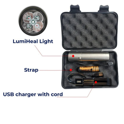 LumiHeal Light Therapy Device for Pain Relief | Reduces Inflammation - Improves Blood Circulation - Supports Muscle Relaxation - for chronic pain Brehn