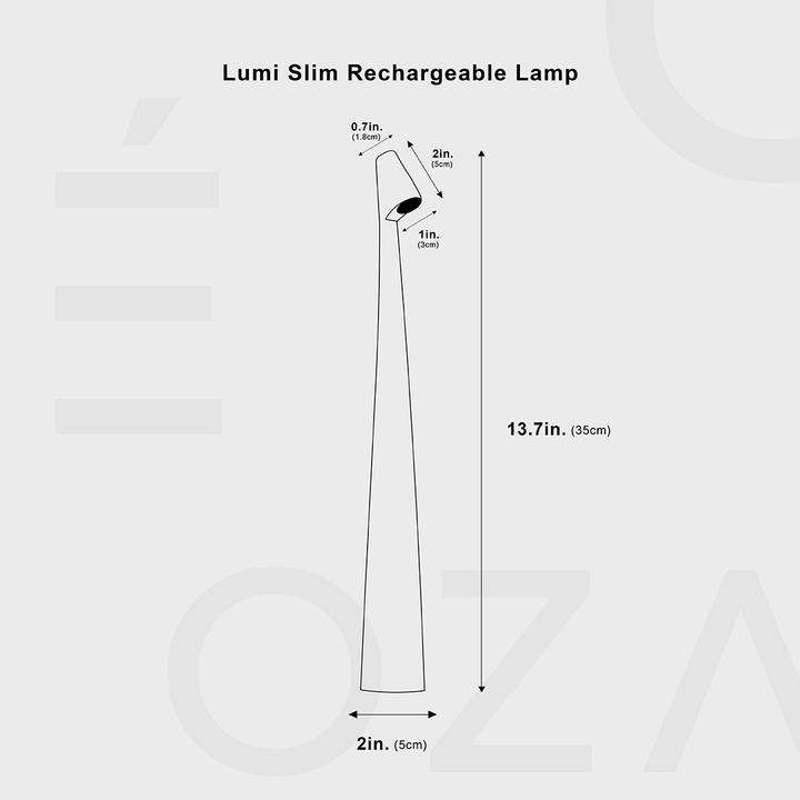 LumiSlim – Rechargeable LED Table Lamp in Style Kalsten