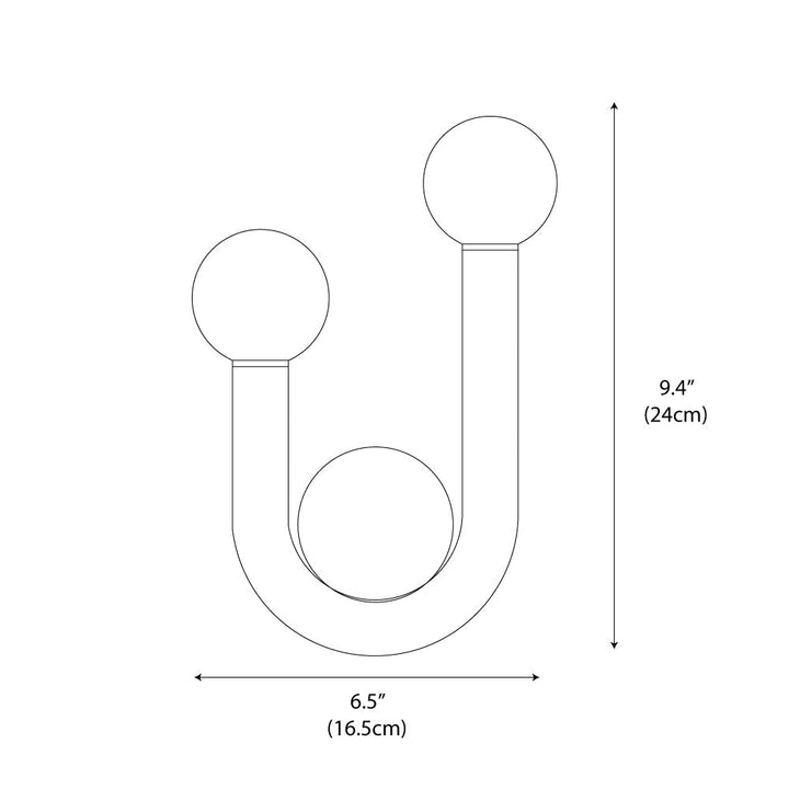 Luna U-shaped Wall Lamp | Kalsten