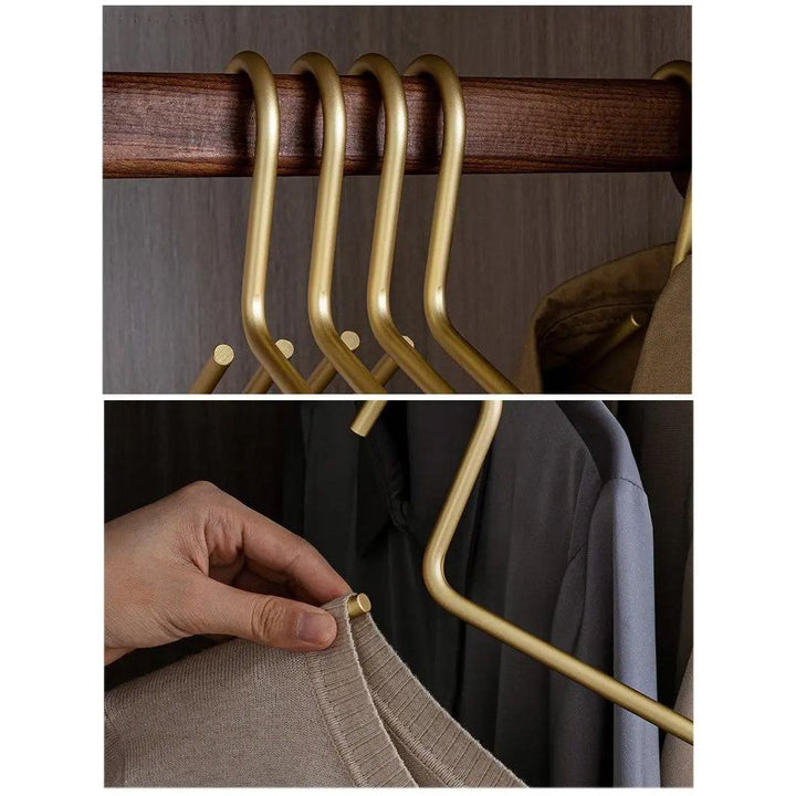 Kalsten | Luxury Anti-Slip Clothes Hanger - Stylish Solid Matte Coat Hangers For Long Lasting Use - (5 per set)