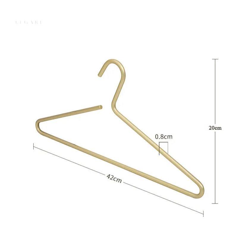 Kalsten | Luxury Anti-Slip Clothes Hanger - Stylish Solid Matte Coat Hangers For Long Lasting Use - (5 per set)