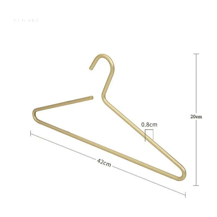 Kalsten | Luxury Anti-Slip Clothes Hanger - Stylish Solid Matte Coat Hangers For Long Lasting Use - (5 per set)
