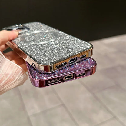Skanto | Bling Glitter Magnetic Case for iPhone