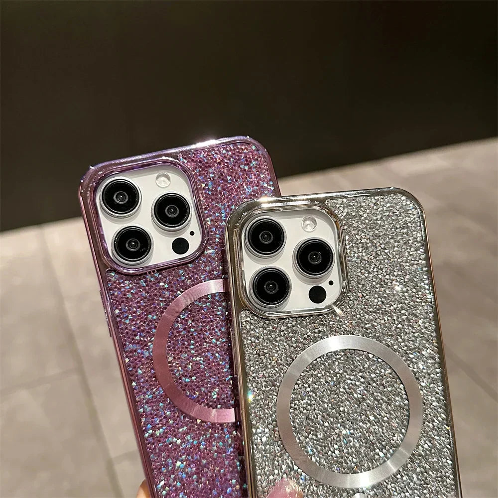 Skanto | Bling Glitter Magnetic Case for iPhone