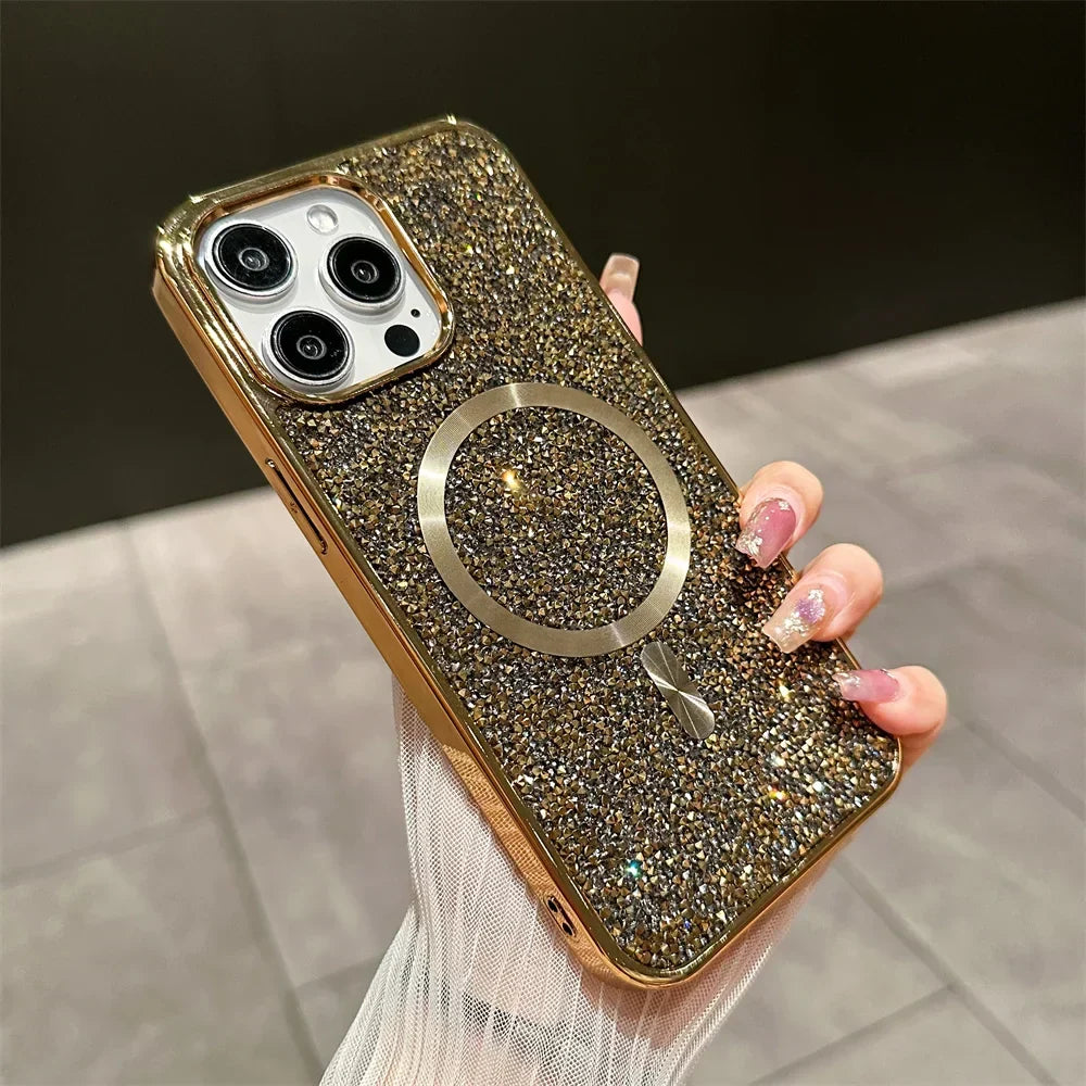 Skanto | Bling Glitter Magnetic Case for iPhone