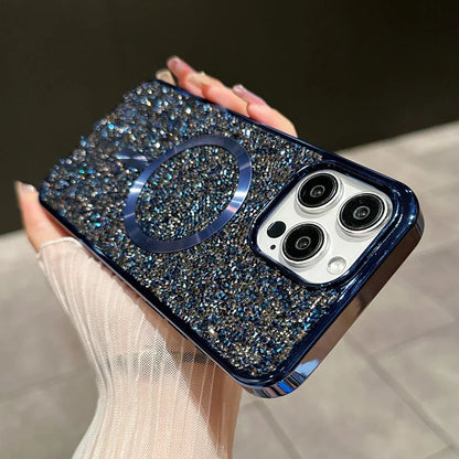 Skanto | Bling Glitter Magnetic Case for iPhone
