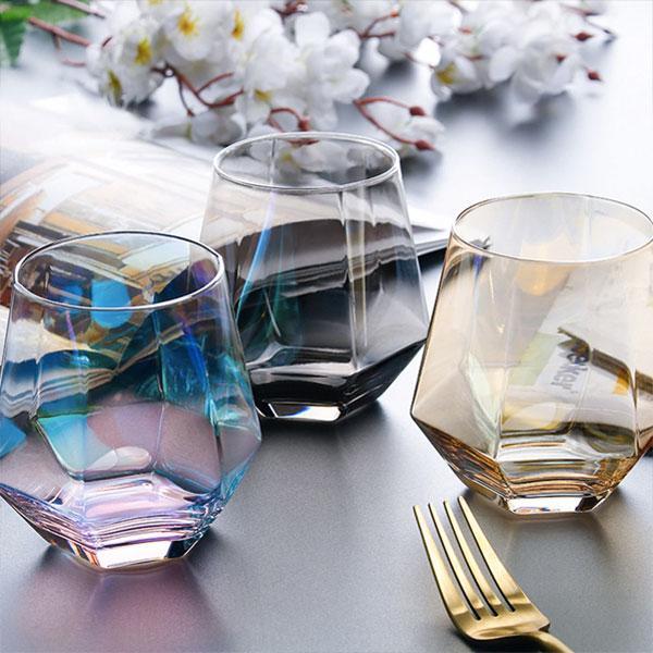 Luxury Diamond Shaped Jug and Drinking Glasses Set | Kalsten