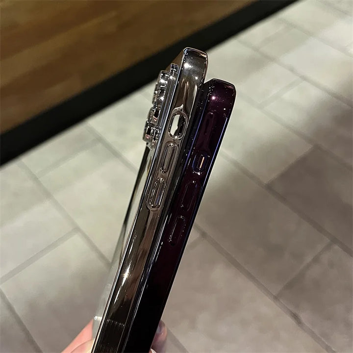Kalsten | Plating Clear Soft Magnetic Case for iPhone