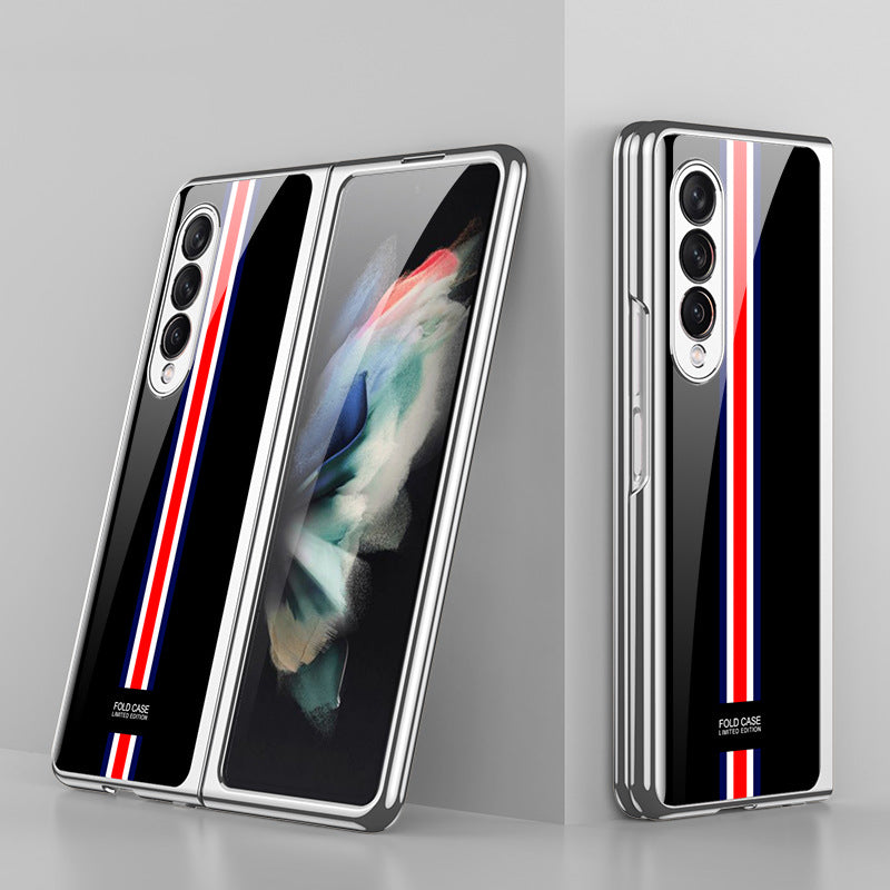 Kalsten | Luxurious Coating Tempered Glass Case for Samsung Galaxy Z Fold 3 5G