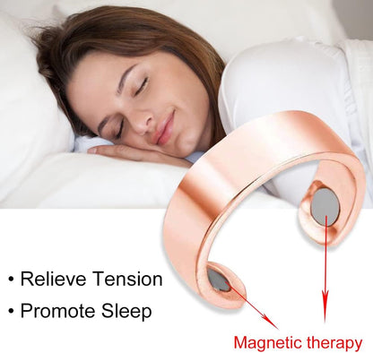 Magnetic Therapy Ring for Lymphatic Drainage, Circulation, and Well-being