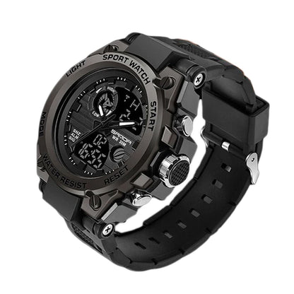 Skanto | Men's Military Watch with Analog Digital Display and Features