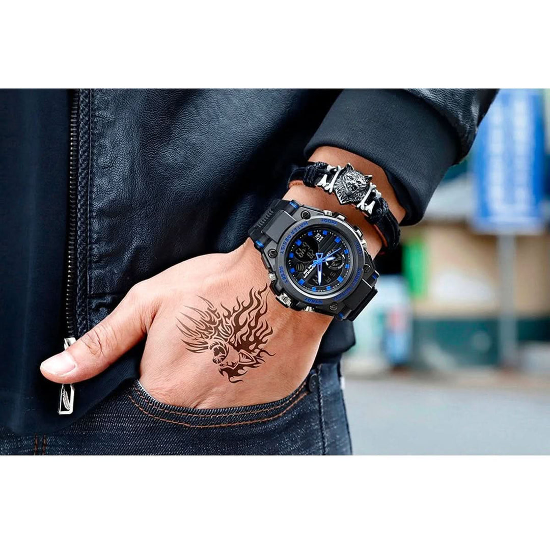 Kalsten | Men’s Military Watch with Analog Digital Display and Features