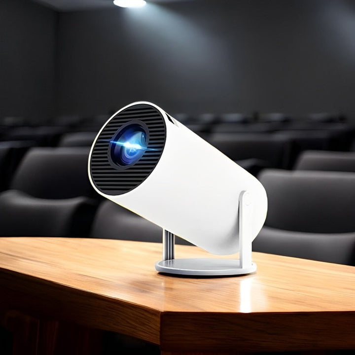 Smart 4K Mini Projector with Dual WiFi & Bluetooth