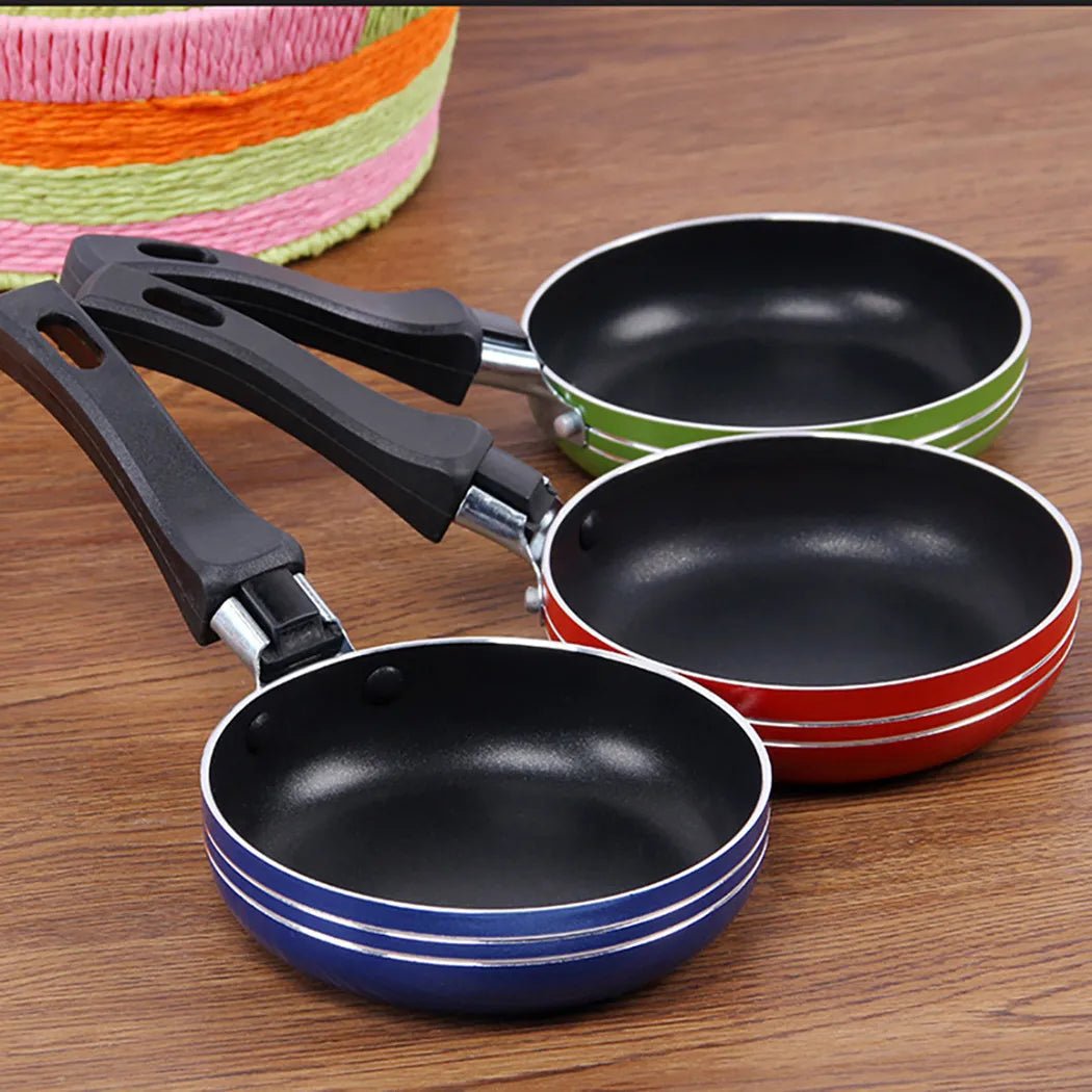 Skanto | Non-stick Coated Mini Frying Pan Set Made of Stainless Steel for Healthy Cooking