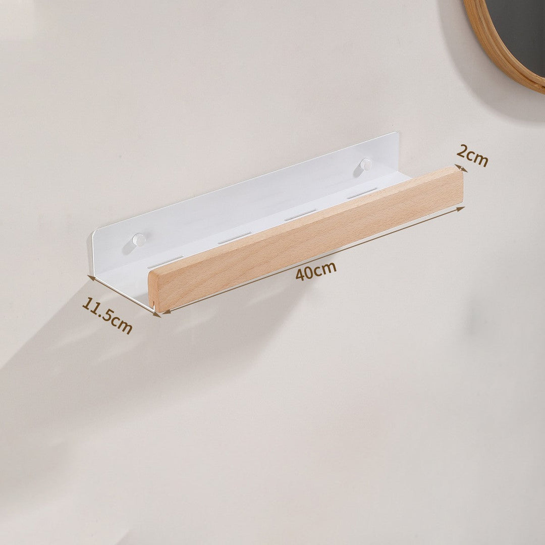 Woodify Wall Shelf - Stylish Shower Rack Without Drilling Kalsten
