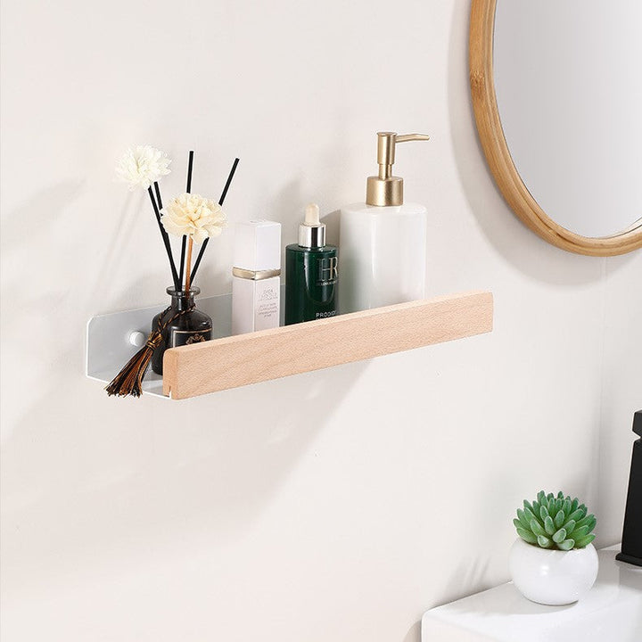 Woodify Wall Shelf - Stylish Shower Rack Without Drilling Kalsten