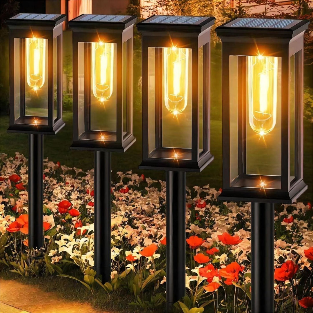Solar-powered garden light for outdoor use - Modern LED pathway light for lighting pathways, terraces, and gardens | Kalsten