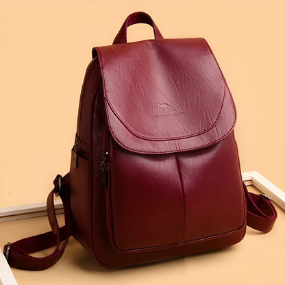 Women's Leather Backpack – Elegant and Practical | Perfect for everyday life and the office | Karnz