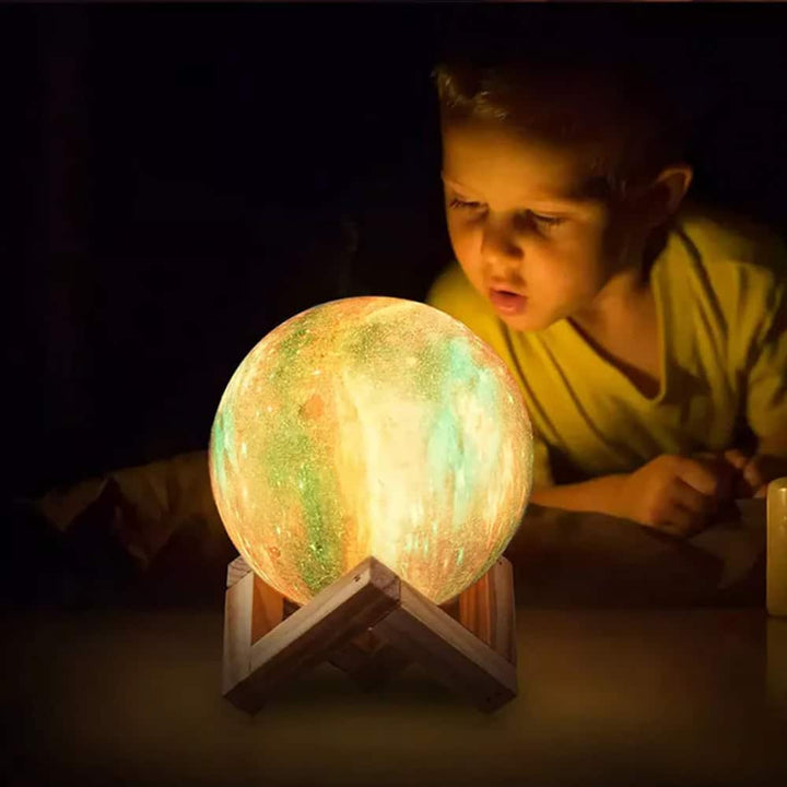 Moon lamp -16 colors - LED - with touch function and remote control | Kalsten