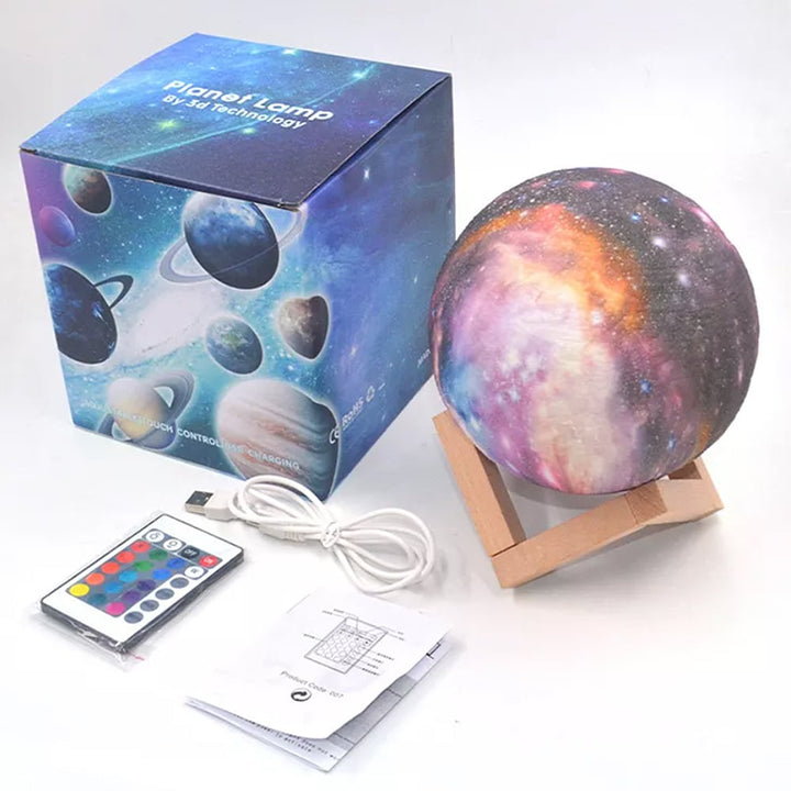 Moon lamp -16 colors - LED - with touch function and remote control | Kalsten