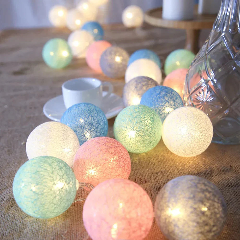 Kalsten | Cotton Ball Garland