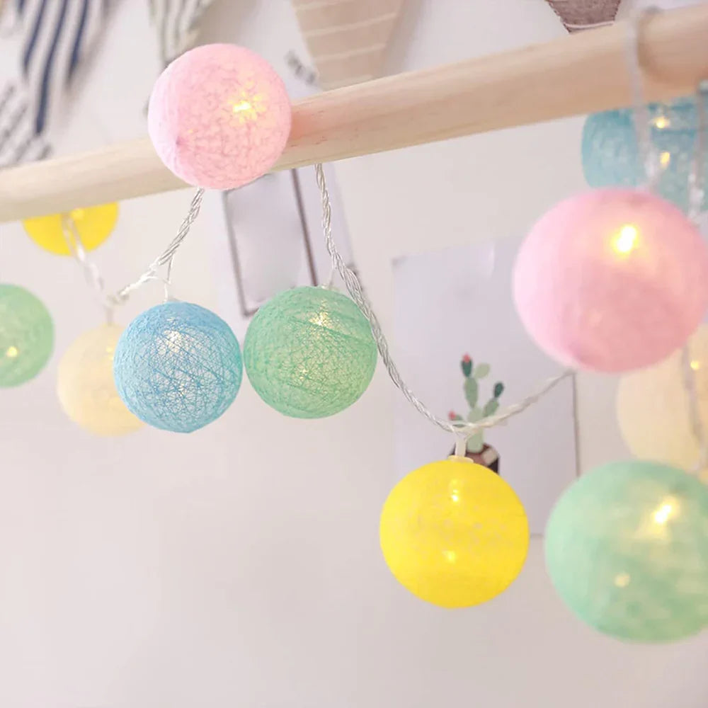 Kalsten | Cotton Ball Garland