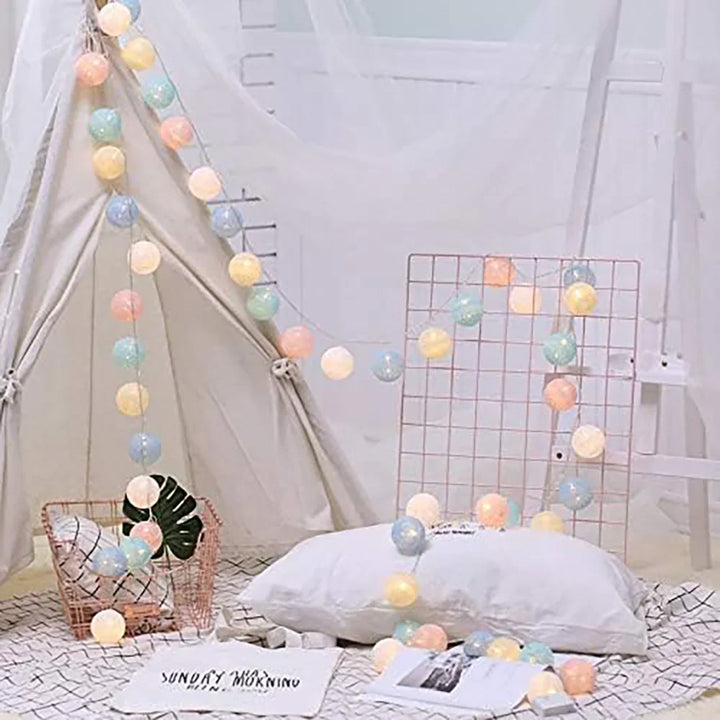 Kalsten | Cotton Ball Garland