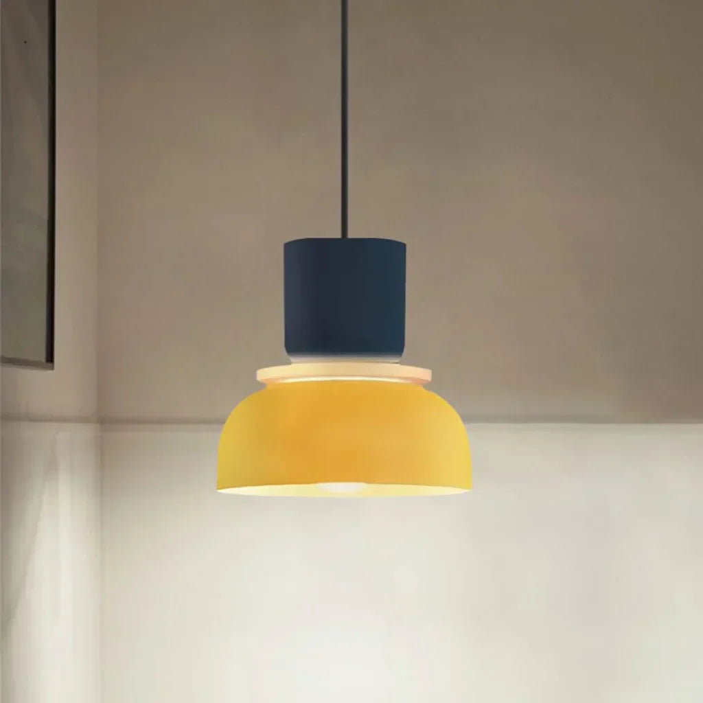 Kalsten | Nordic Color Block Pendant Light Fixture - Modern Hanging Lamp for Kitchen & Dining Room