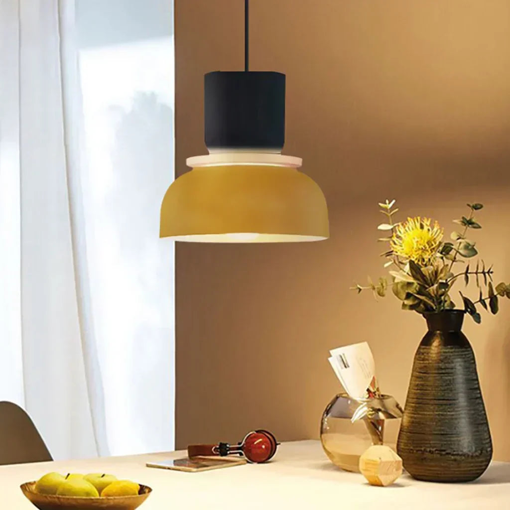 Kalsten | Nordic Color Block Pendant Light Fixture - Modern Hanging Lamp for Kitchen & Dining Room