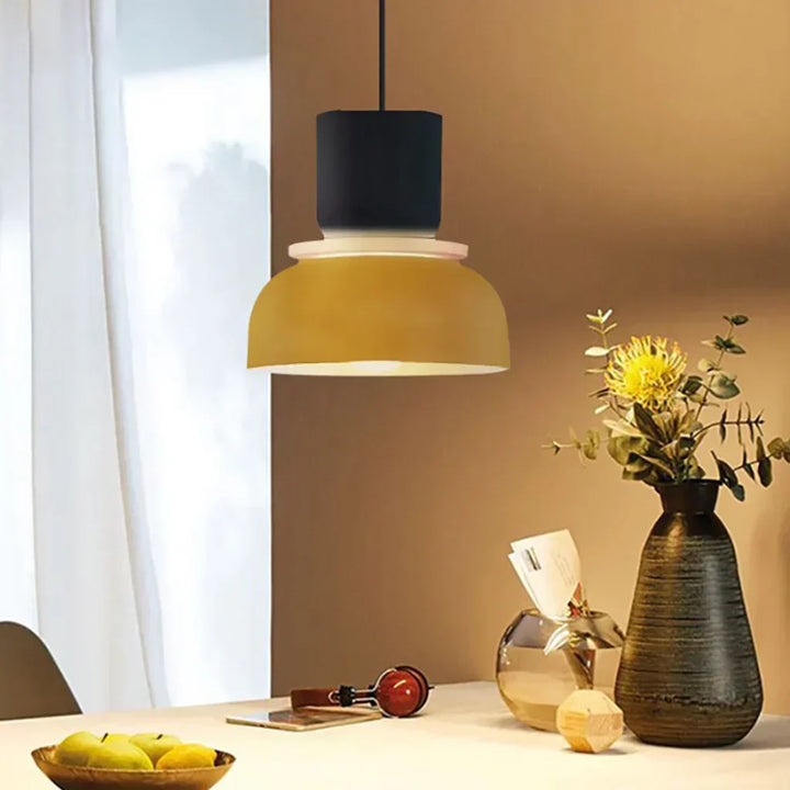 Kalsten | Nordic Color Block Pendant Light Fixture - Modern Hanging Lamp for Kitchen & Dining Room