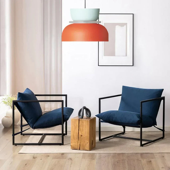 Kalsten | Nordic Color Block Pendant Light Fixture - Modern Hanging Lamp for Kitchen & Dining Room